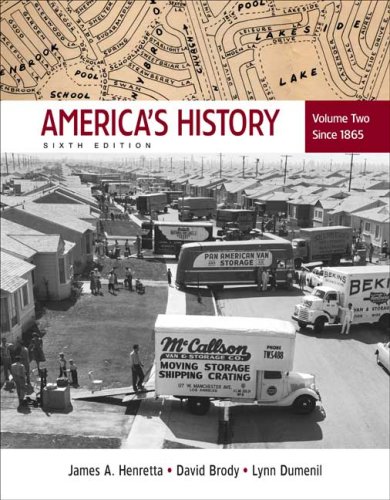 Imagen de archivo de Americas History, Vol. 2: Since 1865 a la venta por Off The Shelf