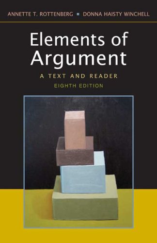 Beispielbild fr The Elements of Argument 8e : A Text and Reader zum Verkauf von Better World Books
