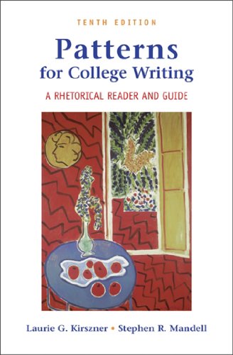 Imagen de archivo de Patterns for College Writing, High School Binding a la venta por Better World Books