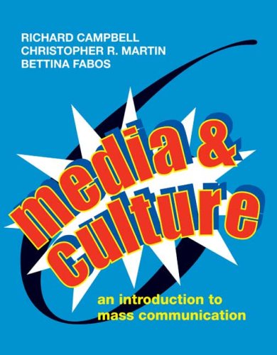 Stock image for Media and Culture: An Introduction to Mass Communication for sale by HPB-Red
