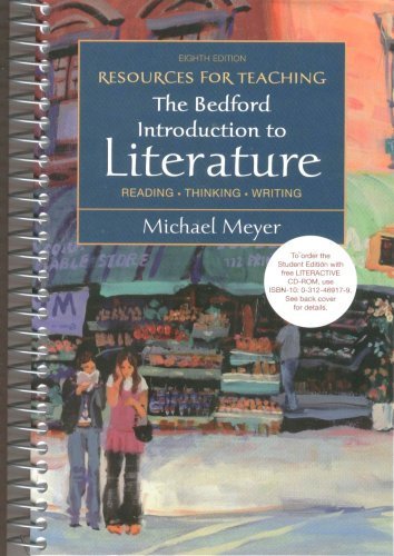 9780312458379: Resources for Teaching , The Bedford Introduction to Literature