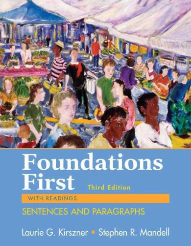 9780312459895: Foundations First with Readings: Sentences and Paragraphs