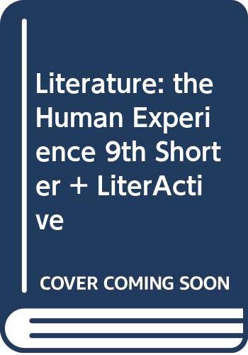 9780312459925: Literature: the Human Experience 9th Shorter + LiterActive