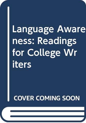 Imagen de archivo de Language Awareness: Readings for College Writers a la venta por ThriftBooks-Atlanta