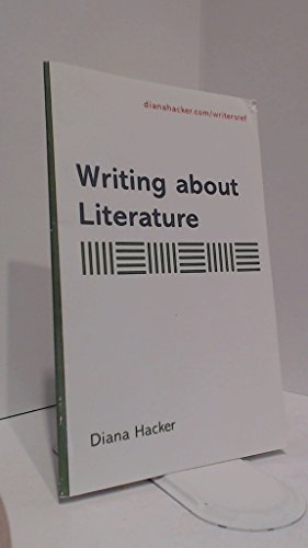 Stock image for Writing About Literature: Supplement to Accompany A Writers Reference for sale by Your Online Bookstore