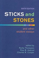 St. Martin's Guide to Writing 8e Short & Sticks and Stones 6e (9780312466473) by Axelrod, Rise B.; Cooper, Charles R.; Thompson, Ruthe