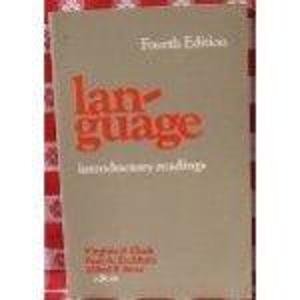 Imagen de archivo de Language: Introductory Readings (Fourth Edition) a la venta por N. Fagin Books