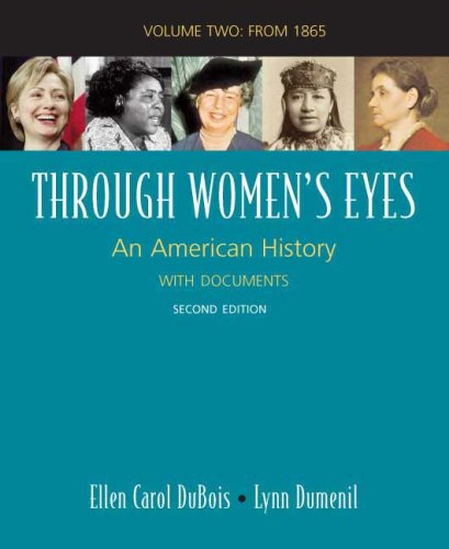 Beispielbild fr Through Women's Eyes - From1865 : An American History with Documents zum Verkauf von Better World Books