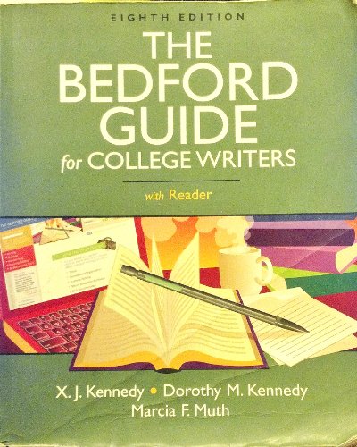 Beispielbild fr The Bedford Guide for College Writers with Reader zum Verkauf von Irish Booksellers