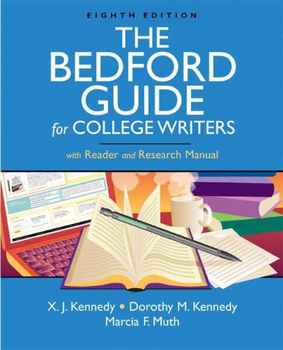 Imagen de archivo de The Bedford Guide for College Writers with Reader and Research Manual a la venta por Wonder Book