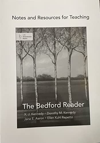 9780312472054: Notes and Resources for Teaching the Bedford Reader