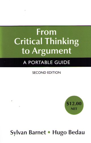 Stock image for From Critical Thinking to Argument: A Portable Guide, 2nd Edition for sale by a2zbooks