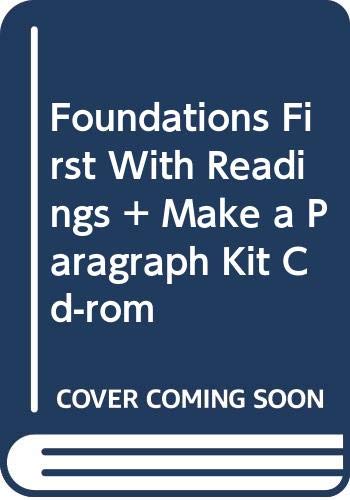 Stock image for Foundations First with Readings: Sentences and Paragraphs [With Make-A-Paragraph Kit] for sale by Better World Books