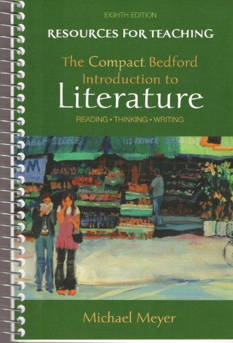 Beispielbild fr The Compact Bedford Introduction to Literature zum Verkauf von Better World Books