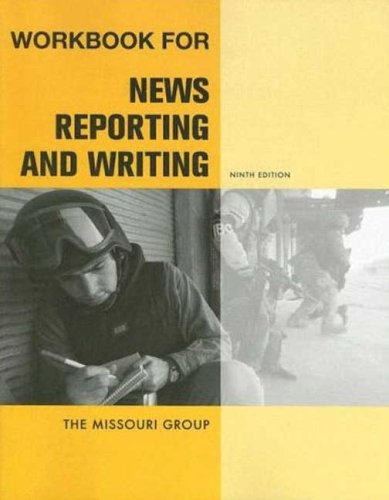 Imagen de archivo de Workbook for News Reporting and Writing a la venta por Allied Book Company Inc.