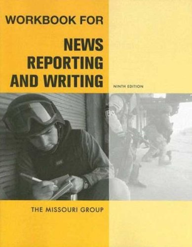 Stock image for Workbook for News Reporting and Writing - 9th Edition for sale by a2zbooks