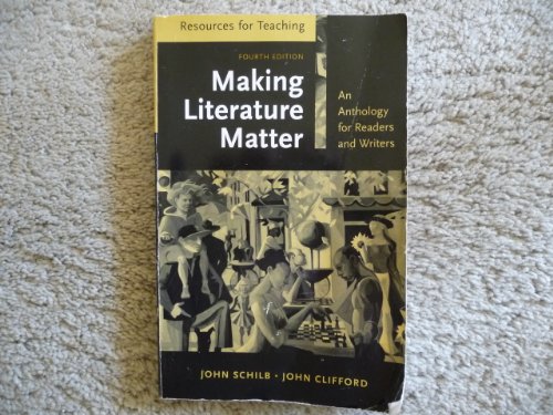 Beispielbild fr Resources For Teaching Making Literature Matter: An Anthology For Readers And Writers, R zum Verkauf von ThriftBooks-Atlanta