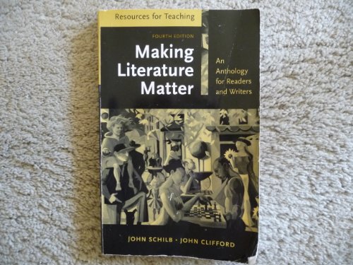 Imagen de archivo de Resources For Teaching Making Literature Matter: An Anthology For Readers And Writers, R a la venta por ThriftBooks-Atlanta