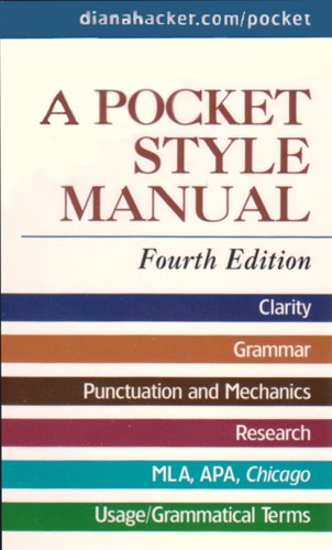 9780312475314: A Pocket Style Manual