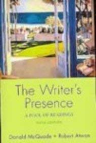 Writer's Presence 5e & Writing and Revising (9780312476236) by McQuade, Donald; Atwan, Robert; Kennedy, X. J.; Kennedy, Dorothy M.; Muth, Marcia F.