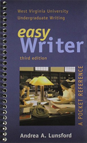 9780312478209: Easy Writer (a pocket reference) (WVU custom) Edition: third [Spiral-bound] b...