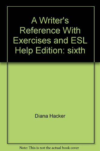 9780312480226: A Writer's Reference (Sixth Edition) With Exercises and ESL Help