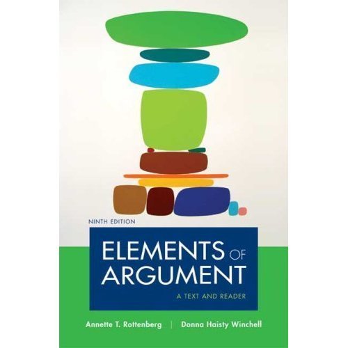 Beispielbild fr Elements of Argument - A Text and Reader Ninth ED zum Verkauf von Better World Books