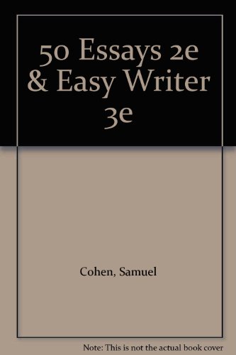 50 Essays 2e & Easy Writer 3e (9780312484323) by Cohen, Samuel; Lunsford, Andrea A.