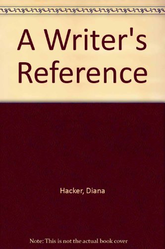 Writer's Reference 6e & Writing Across the Curriculum Package (9780312485122) by Hacker, Diana; Fister, Barbara