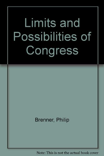 Stock image for Limits and Possibilities of Congress for sale by HPB-Red