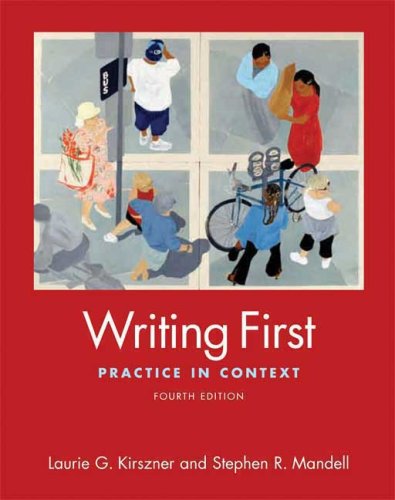 9780312486877: Writing First: Practice in Context