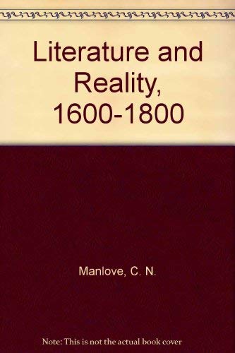 Beispielbild fr Literature and Reality, 1600-1800 zum Verkauf von Better World Books