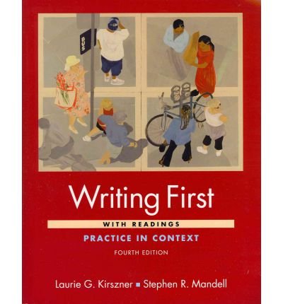 Stock image for Writing First : Practice in Context for sale by Better World Books