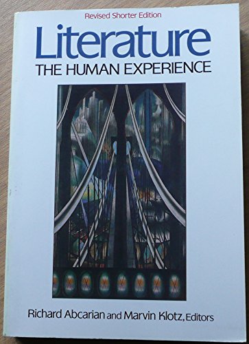 Imagen de archivo de Literature : The Human Experience a la venta por Better World Books