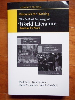 Stock image for Resources for Teaching, The Bedford Anthology of World Literature, Compact Ed for sale by a2zbooks