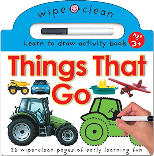 Imagen de archivo de Wipe Clean: Things That Go (Wipe Clean Learning Books) a la venta por Your Online Bookstore