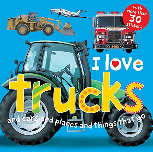Stock image for I Love Trucks Sticker Book for sale by Gulf Coast Books