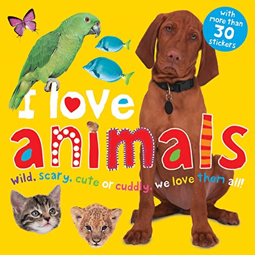 Stock image for I Love Animals Sticker Book for sale by Gulf Coast Books