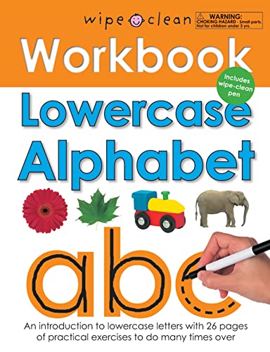 Wipe Clean Workbook Lowercase Alphabet: Includes Wipe-Clean Pen (Wipe Clean Learning Books) (9780312508685) by Priddy, Roger