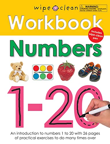 Beispielbild fr Wipe Clean Workbook Numbers 1-20 zum Verkauf von BooksRun