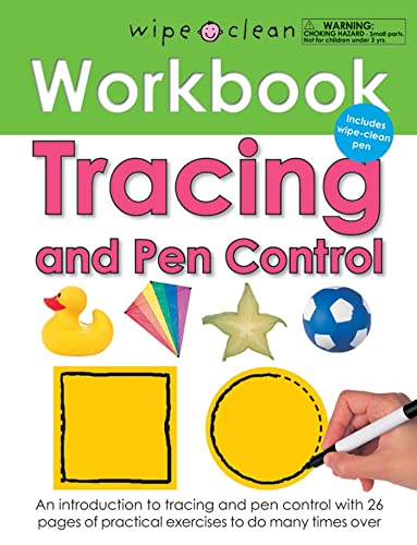 Beispielbild fr Wipe Clean Tracing and Pen Control Workbook zum Verkauf von WorldofBooks