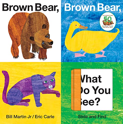 Beispielbild fr Brown Bear, Brown Bear, What Do You See? Slide and Find (World of Eric Carle (Priddy Books)) zum Verkauf von medimops