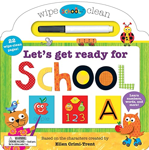 Stock image for Schoolies: Wipe Clean Let's Get Ready for School: Learn Numbers, Words and More for sale by SecondSale