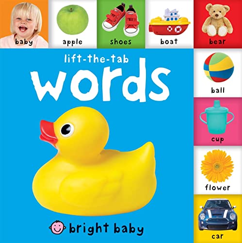 9780312516215: Bright Baby Lift-the-Tab: Words