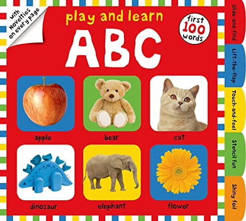 Stock image for Play and Learn ABC: First 100 Words, with Novelties on Every Page for sale by Wonder Book