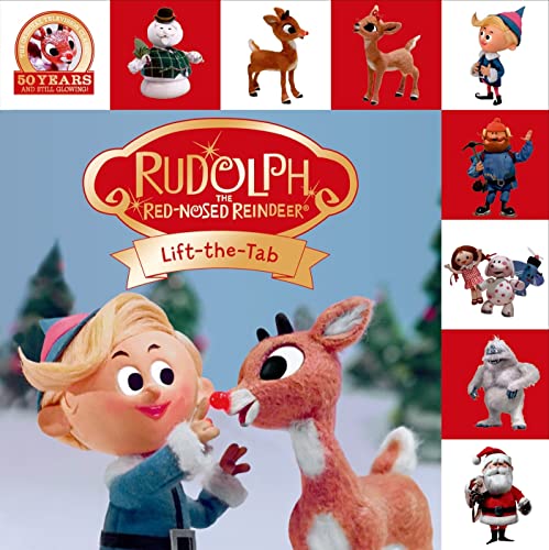 Rudolph the Red-Nosed Reindeer Lift-the-Tab (Lift-the-Flap Tab Books) - Priddy, Roger