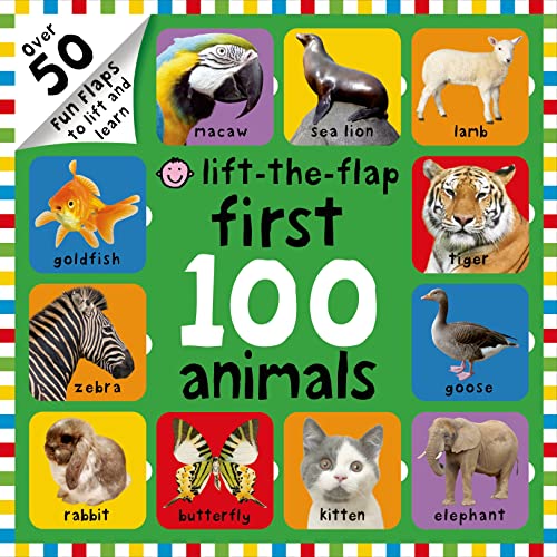 Beispielbild fr First 100 Animals Lift-The-Flap : Over 50 Fun Flaps to Lift and Learn zum Verkauf von Better World Books