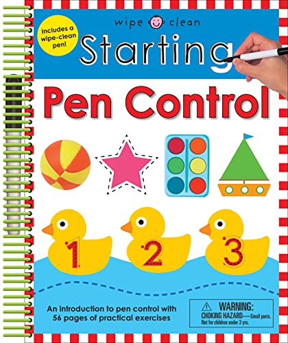 Beispielbild fr Wipe Clean: Starting Pen Control : Includes a Wipe-Clean Pen zum Verkauf von Better World Books