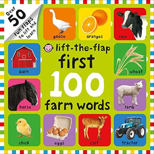 Stock image for First 100 Lift the Flap Farm Words for sale by Better World Books