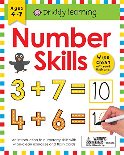 Stock image for Wipe Clean Workbook: Number Skills (enclosed spiral binding) (Wipe Clean Learning Books) [Soft Cover ] for sale by booksXpress